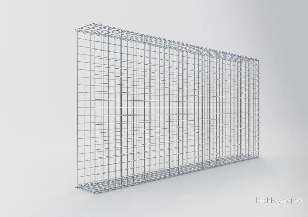 Extra gabion typ 2 200 cm x 100 cm x 20 cm (L x H x D), maskstorlek 5 cm x 5 cm, spiral - Bild 2