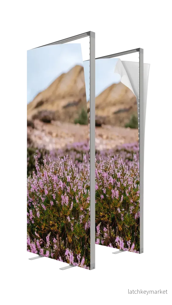 Pop-ljuslåda fristående 85×200 cm Pop-ljuslåda fristående 85×200 cm