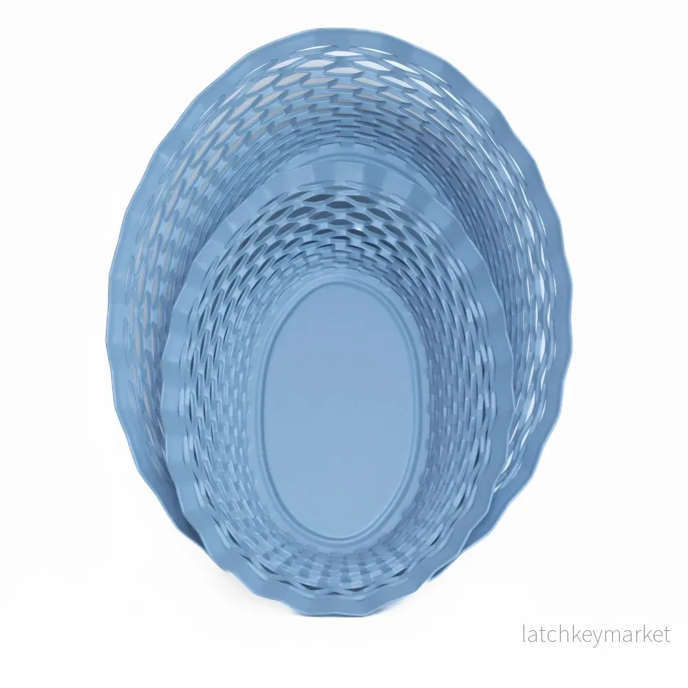 Bread Basket Large Pastel Blue Bread Basket Large Pastel Blue