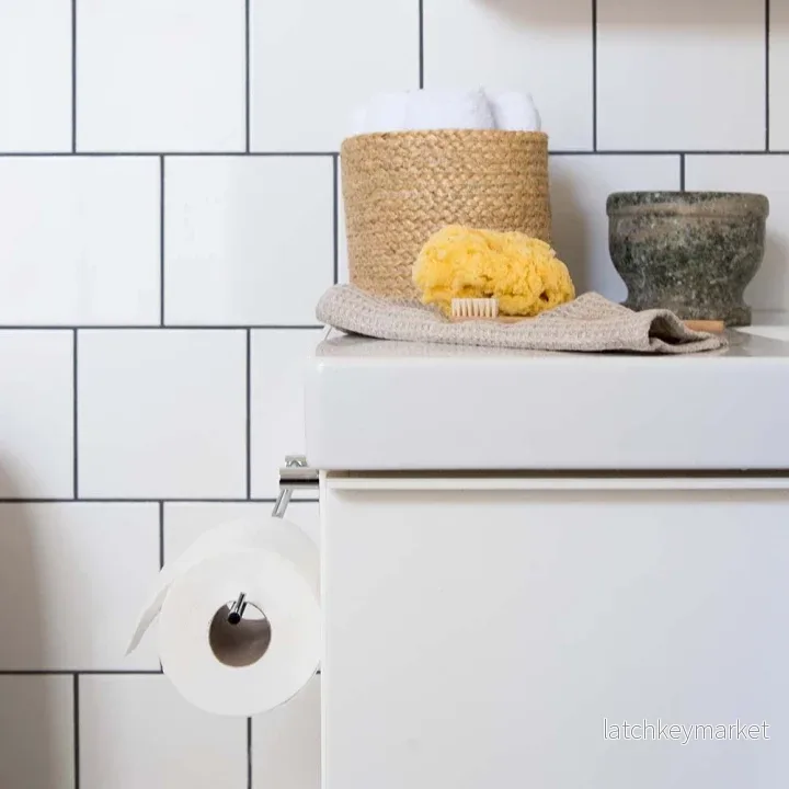 Base Toapappershållare rostfritt stål - Bild 3