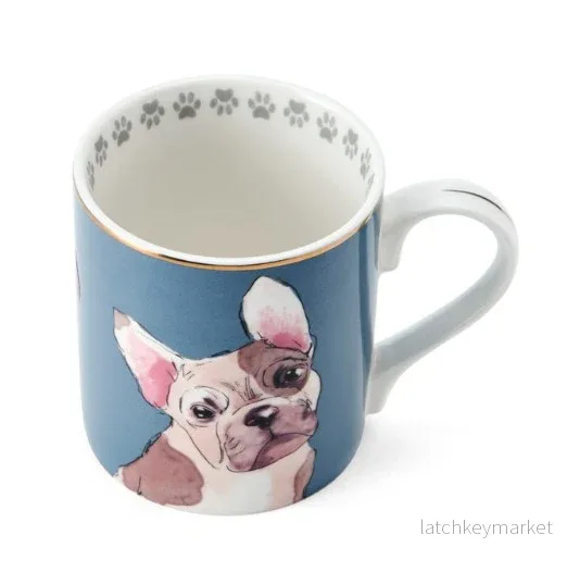 Mikasa fransk bulldogg porslinsmugg - Bild 2
