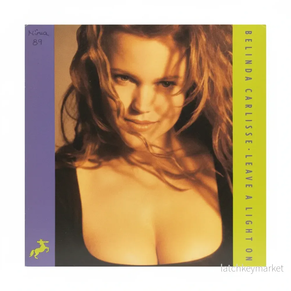Belinda Carlisle – Leave a Light On (7”) i VG + pen‑markeringar