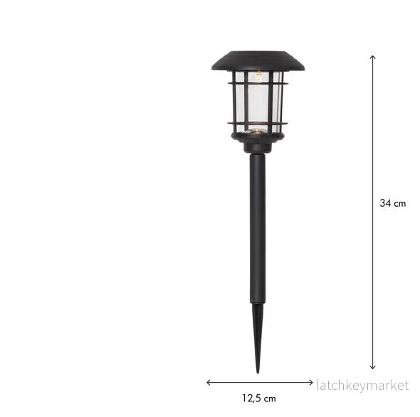 Trädgårdsbelysning DIV. Soldriven Solcellspollare Fride 3-pack - Bild 3