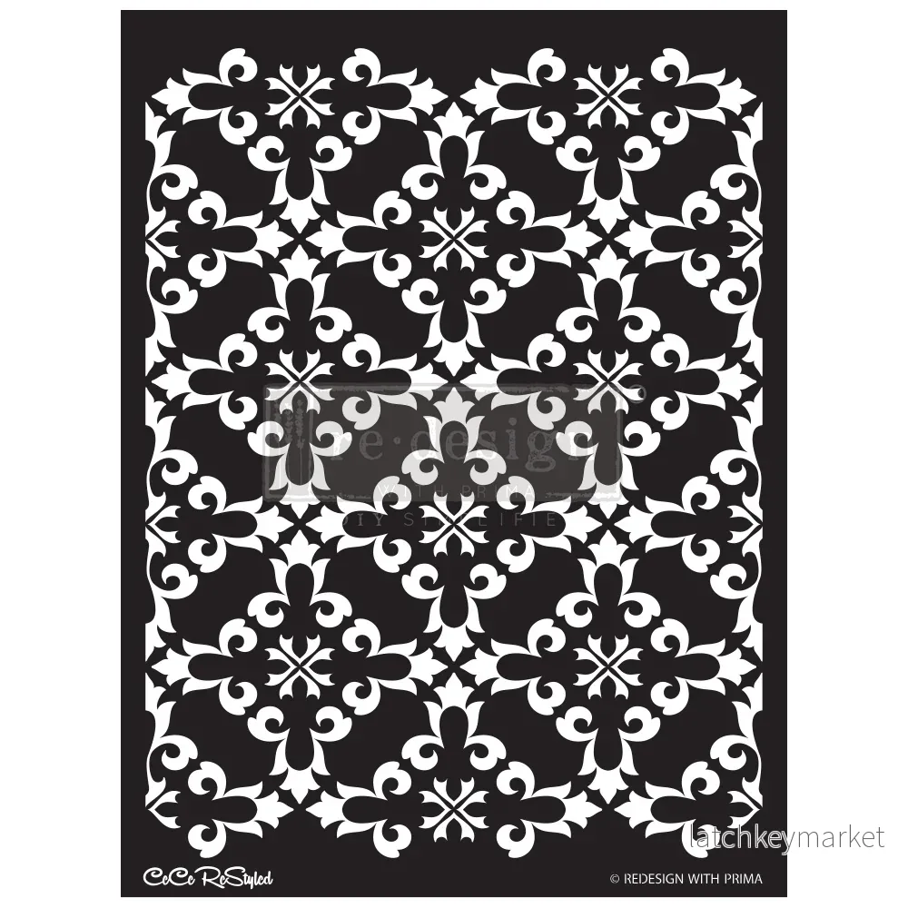 Schablon Gothic Trellis