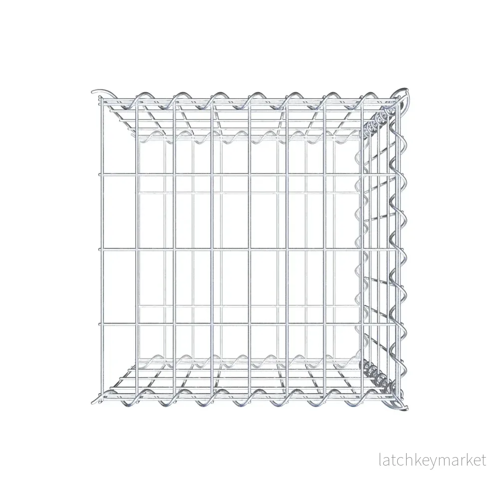 Extra gabion typ 2 40 cm x 40 cm x 40 cm (L x H x D), maskstorlek 5 cm x 10 cm, spiral - Bild 3