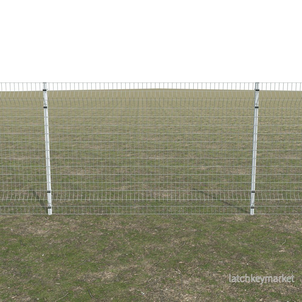 Gittermattenzaun zum Einbetonieren, Maschenweite 5 x 10 cm, bis 25 m Gittermattenzaun zum Einbetonieren, Maschenweite 5 x 10 cm, bis 25 m