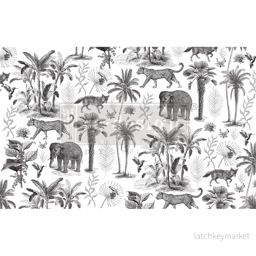 Decoupagepapper tissue paper Wild Savanna Decoupagepapper tissue paper Wild Savanna