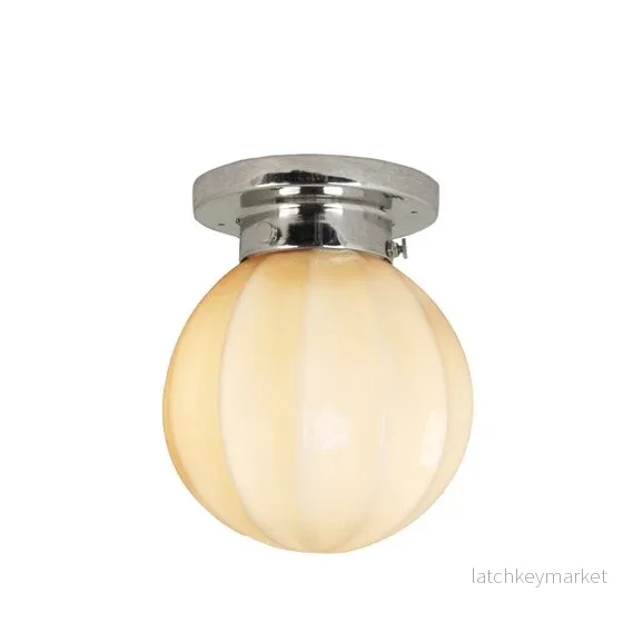 Badrumslampa Tak Marit Nickel/Opal Beige Liten - Bild 2