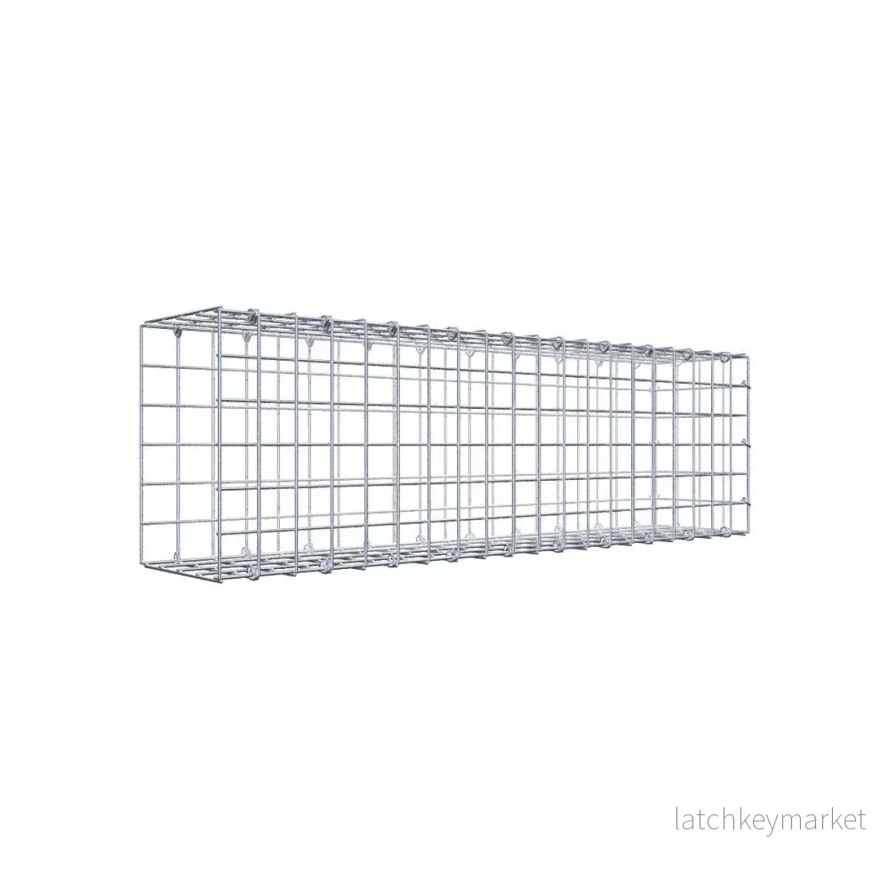 Extra gabion typ 2 100 cm x 30 cm x 20 cm (L x H x D), maskstorlek 5 cm x 5 cm, C-ring Extra gabion typ 2 100 cm x 30 cm x 20 cm (L x H x D), maskstorlek 5 cm x 5 cm, C-ring
