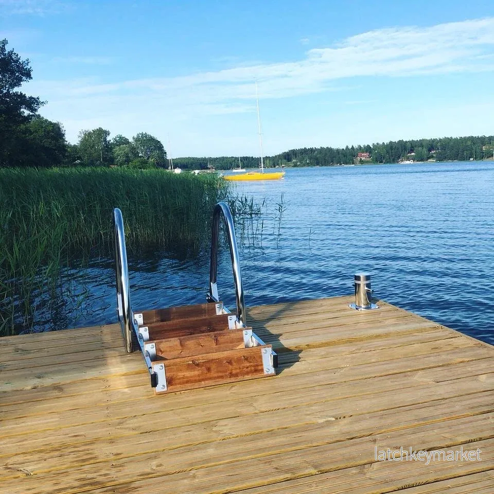 Badstege Fällbar rostfri - Bild 3