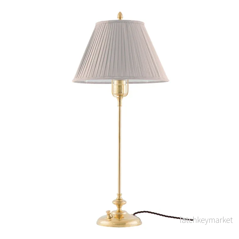 Antik bordslampa Moberg i mässing