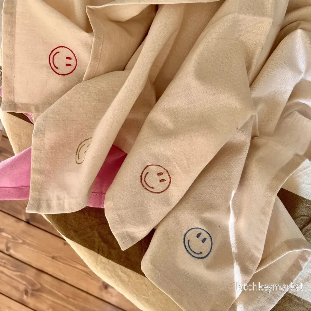Midnatt Napkin Set Happy - Bild 2