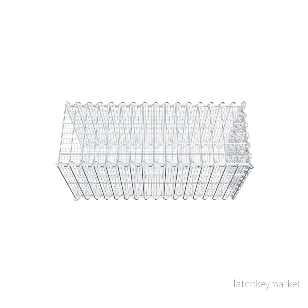 Sandodlingsgabion typ 2 80 cm x 40 cm x 30 cm (L x H x D), maskstorlek 5 cm x 10 cm, spiral - Bild 3