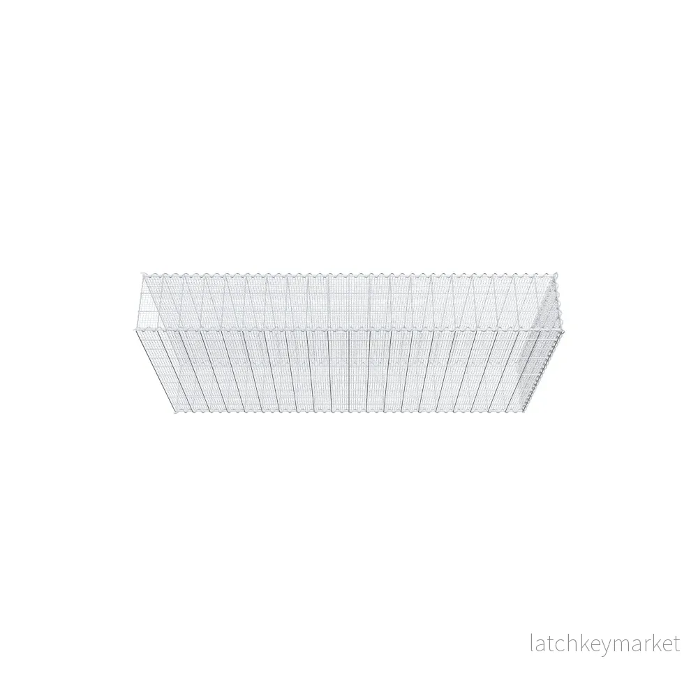 Grusodling gabion typ 2 200 cm x 100 cm x 30 cm (L x H x D), maskstorlek 10 cm x 10 cm, spiral - Bild 3
