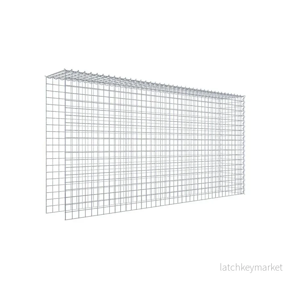 Extra gabion typ 4 200 cm x 100 cm x 30 cm (L x H x D), maskstorlek 5 cm x 5 cm, spiral Extra gabion typ 4 200 cm x 100 cm x 30 cm (L x H x D), maskstorlek 5 cm x 5 cm, spiral