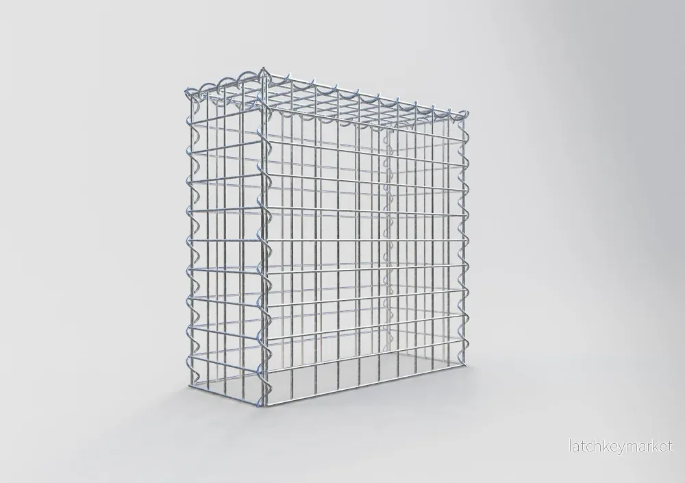 Extra gabion typ 3 50 cm x 50 cm x 20 cm (L x H x D), maskstorlek 5 cm x 5 cm, spiral - Bild 2