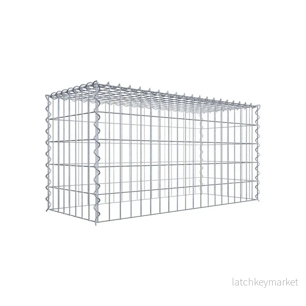 Extra gabion typ 3 100 cm x 50 cm x 40 cm (L x H x D), maskstorlek 5 cm x 10 cm, spiral Extra gabion typ 3 100 cm x 50 cm x 40 cm (L x H x D), maskstorlek 5 cm x 10 cm, spiral