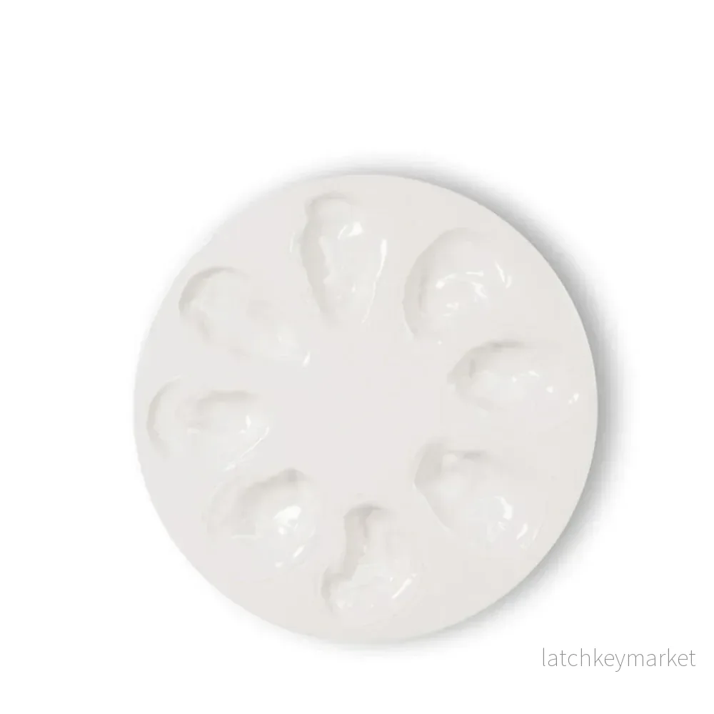 White Oyster Tray White Oyster Tray