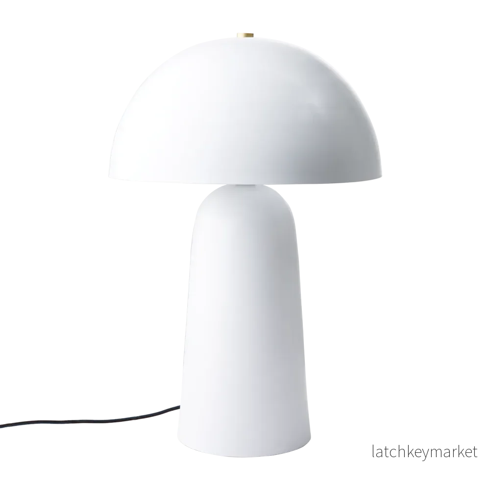 Bordslampa Fungi Vit - Bild 3