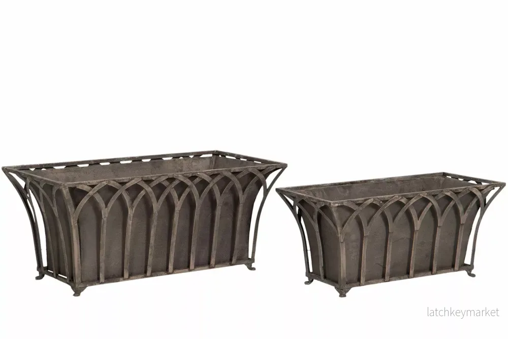 Blomkruka Utomhus Valv Metall 52×28,5x23cm 2-pack HH REA Blomkruka Utomhus Valv Metall 52×28,5x23cm 2-pack HH REA