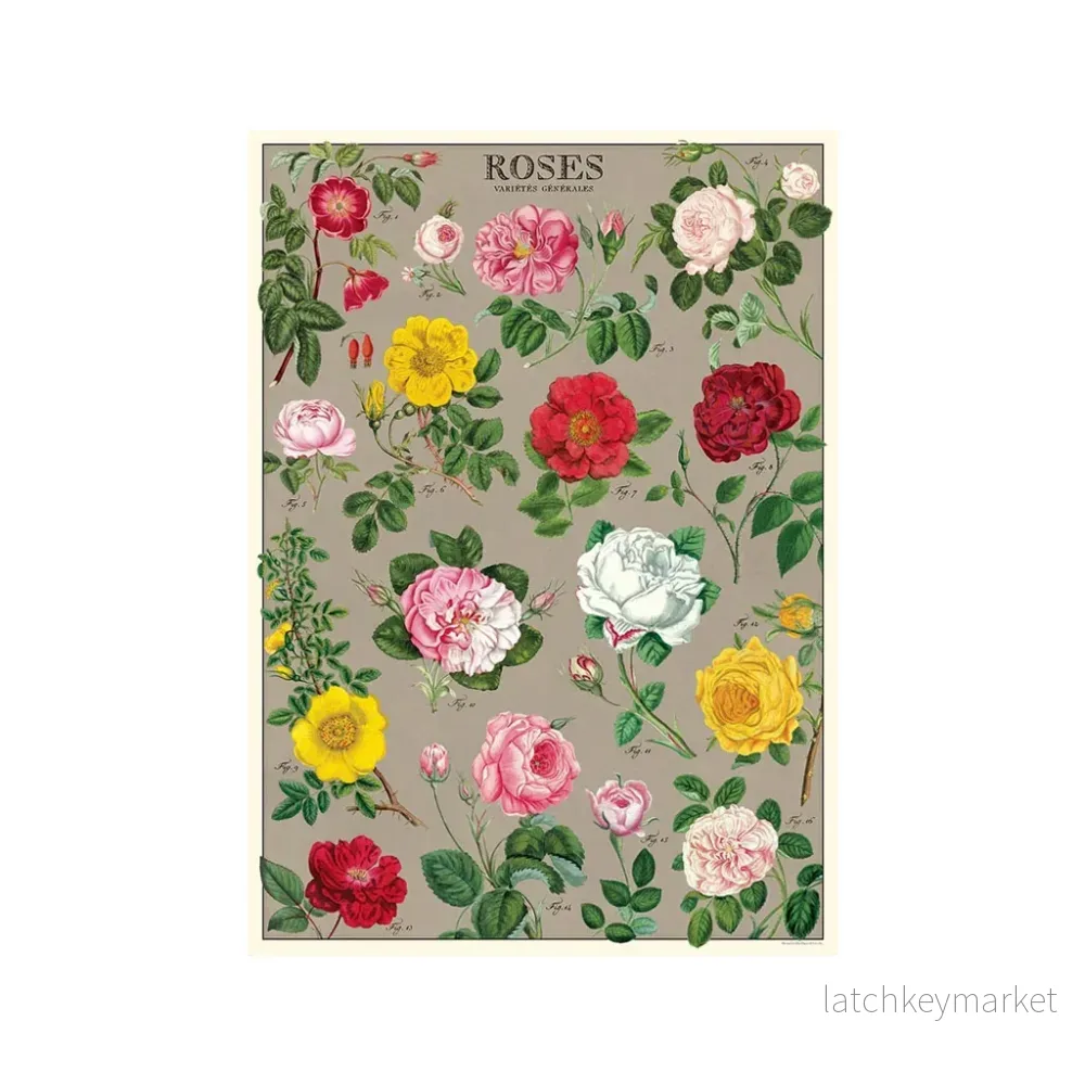 Vintage poster 'Roses'