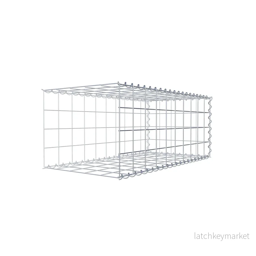 Extra gabion typ 2 100 cm x 40 cm x 50 cm (L x H x D), maskstorlek 10 cm x 10 cm, spiral - Bild 3