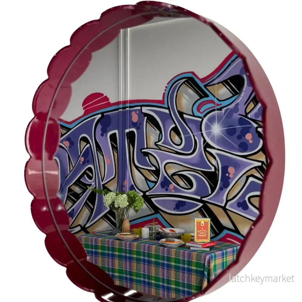 Scalloped Mirror Cherry - Bild 3