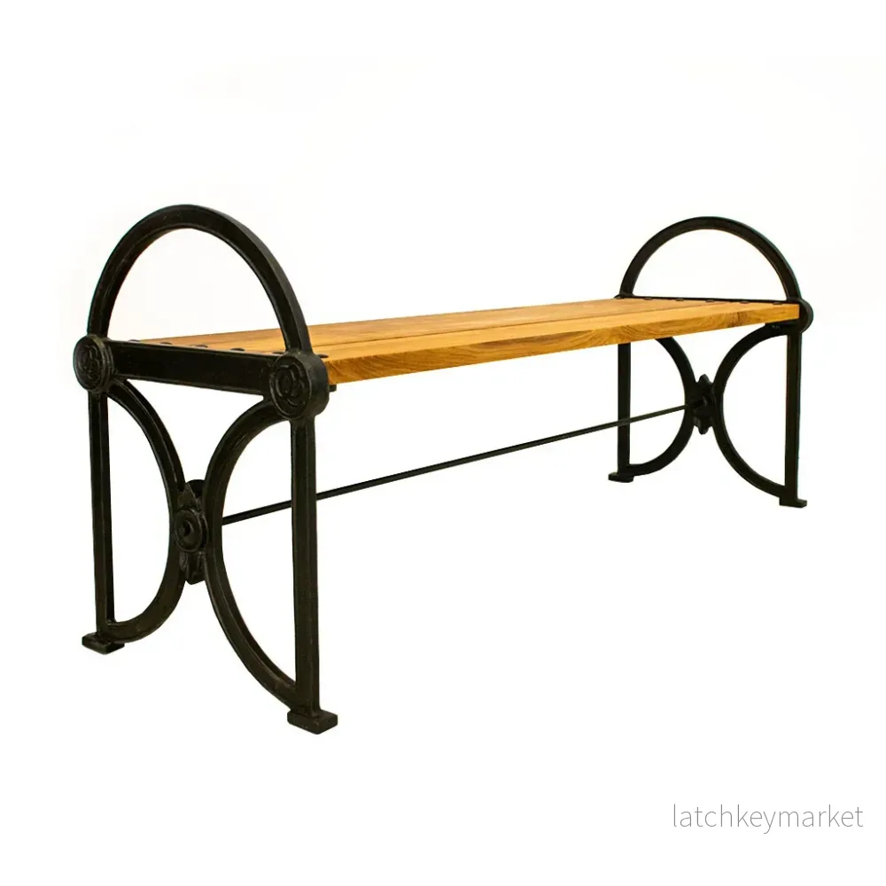 Trädgårdsbänk Movitz gjutjärn & teak Trädgårdsbänk Movitz gjutjärn & teak