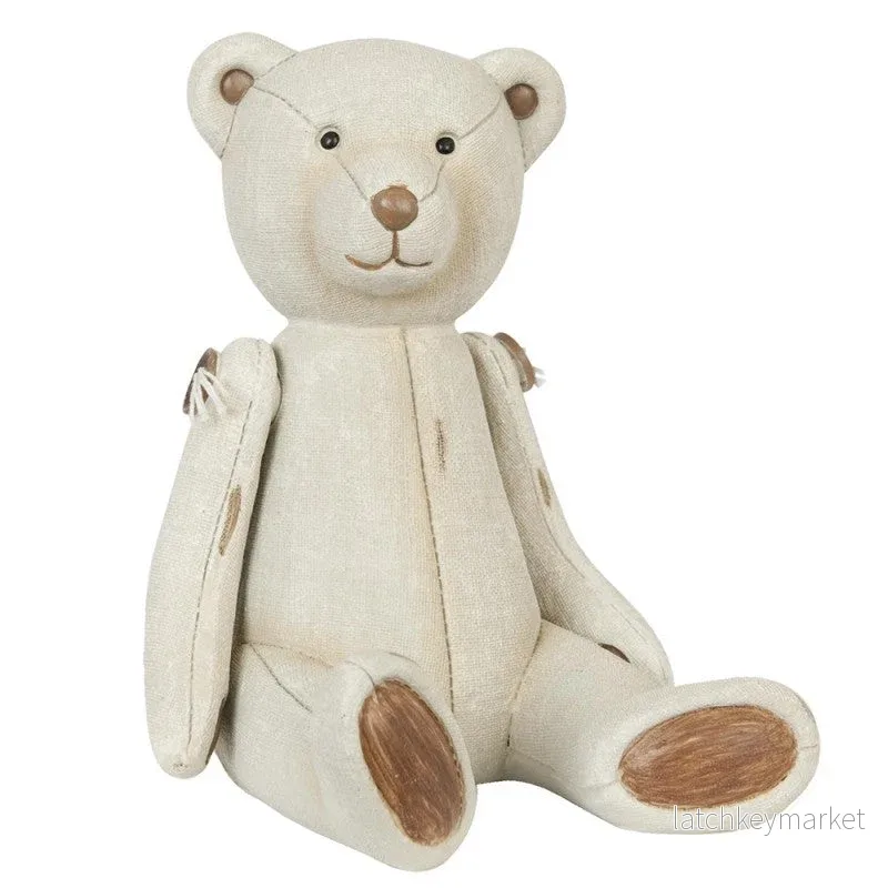 Dekoration Nalle 12x12x16 cm Beige REA Dekoration Nalle 12x12x16 cm Beige REA