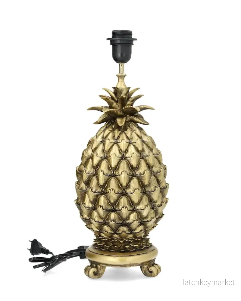 Bordslampa Lampfot Ananas 47 cm Bordslampa Lampfot Ananas 47 cm