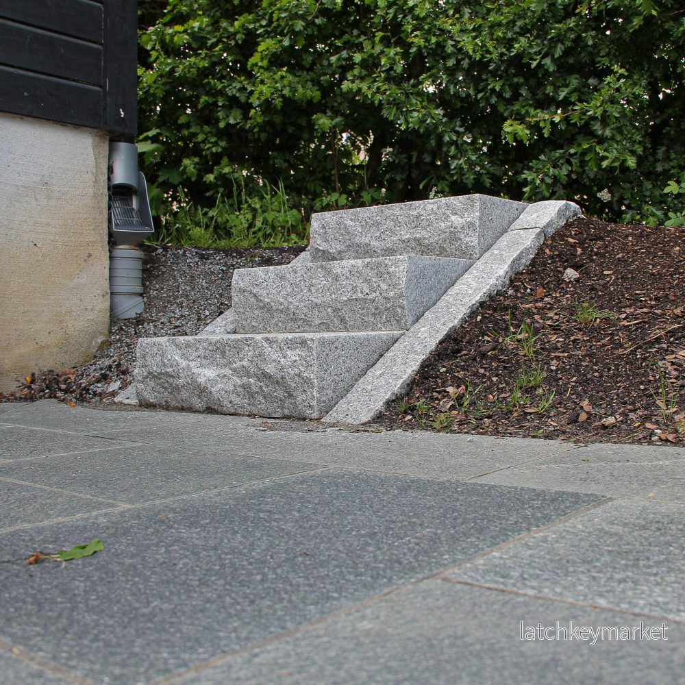 Stentrappa Bergama Granit Premium Grå 500x350x150 - Bild 2