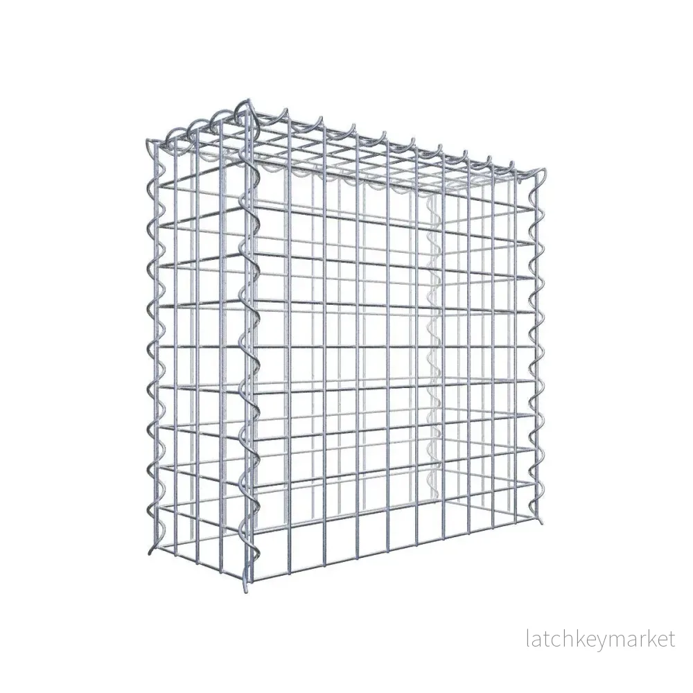 Extra gabion typ 3 50 cm x 50 cm x 20 cm (L x H x D), maskstorlek 5 cm x 5 cm, spiral Extra gabion typ 3 50 cm x 50 cm x 20 cm (L x H x D), maskstorlek 5 cm x 5 cm, spiral