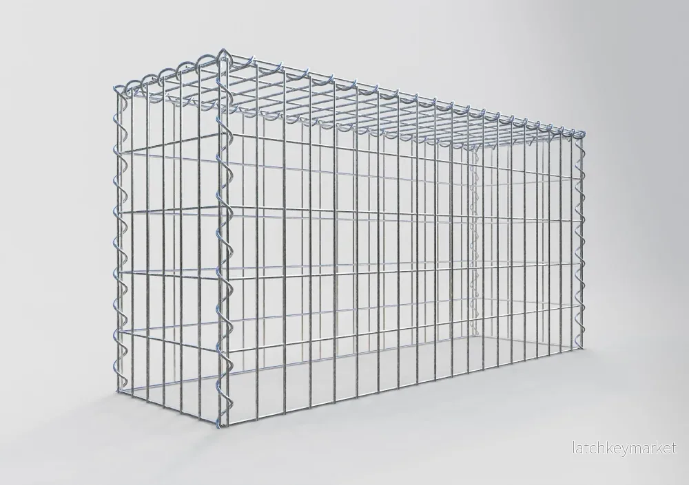 Påväxt gabion typ 3 100 cm x 50 cm x 30 cm (L x H x D), maskstorlek 5 cm x 10 cm, spiral - Bild 2
