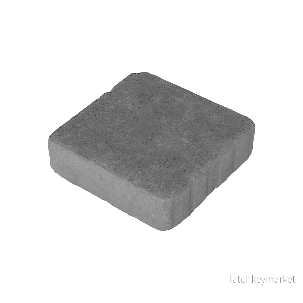 Visby Slät Kvadrat Grafit 210x210x70