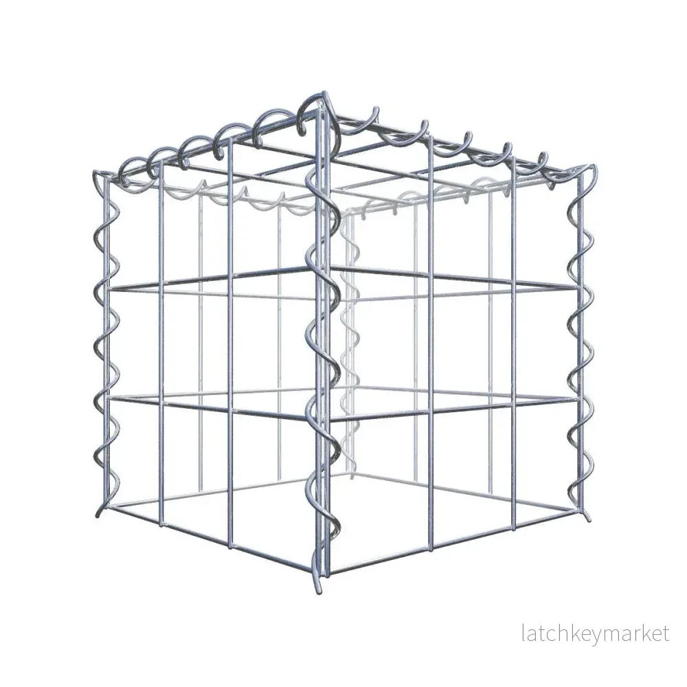 Extra gabion typ 3 30 cm x 30 cm x 30 cm (L x H x D), maskstorlek 10 cm x 10 cm, spiral Extra gabion typ 3 30 cm x 30 cm x 30 cm (L x H x D), maskstorlek 10 cm x 10 cm, spiral