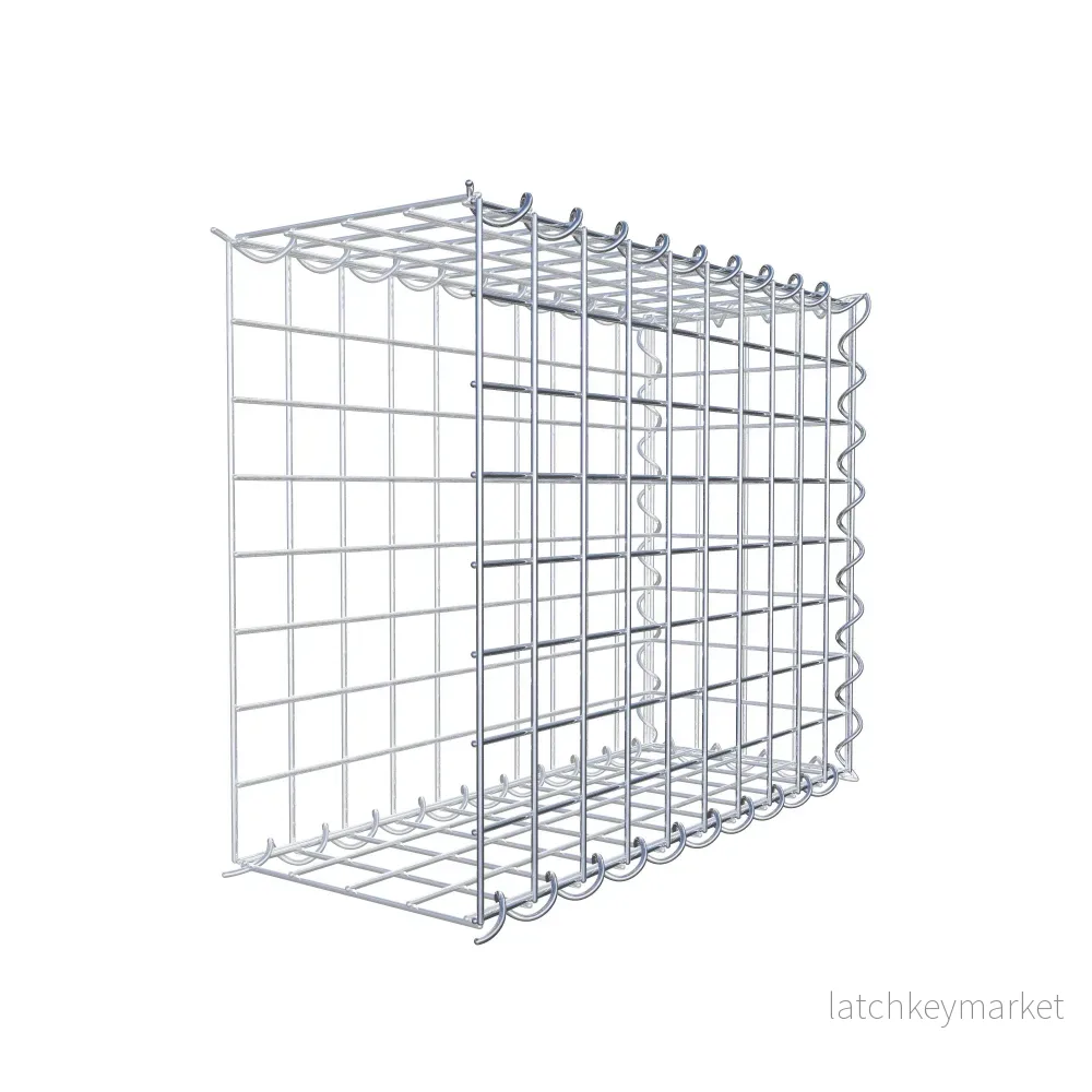 Extra gabion typ 2 50 cm x 40 cm x 20 cm (L x H x D), maskstorlek 5 cm x 5 cm, spiral - Bild 3