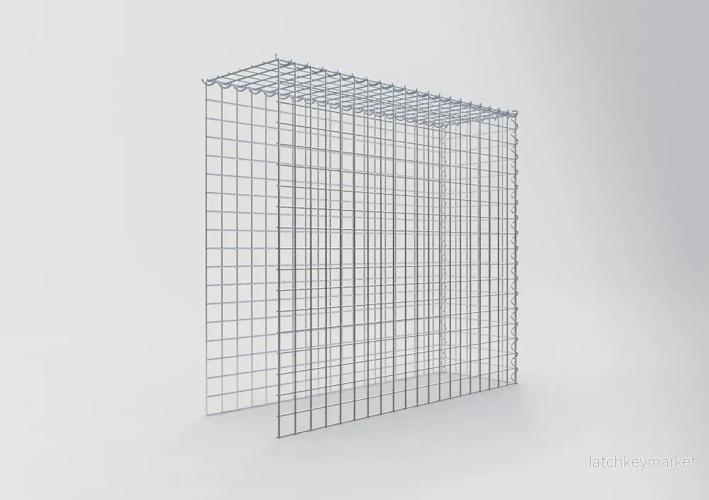 Påväxt gabion typ 4 100 cm x 90 cm x 30 cm (L x H x D), maskstorlek 5 cm x 5 cm, spiral - Bild 2