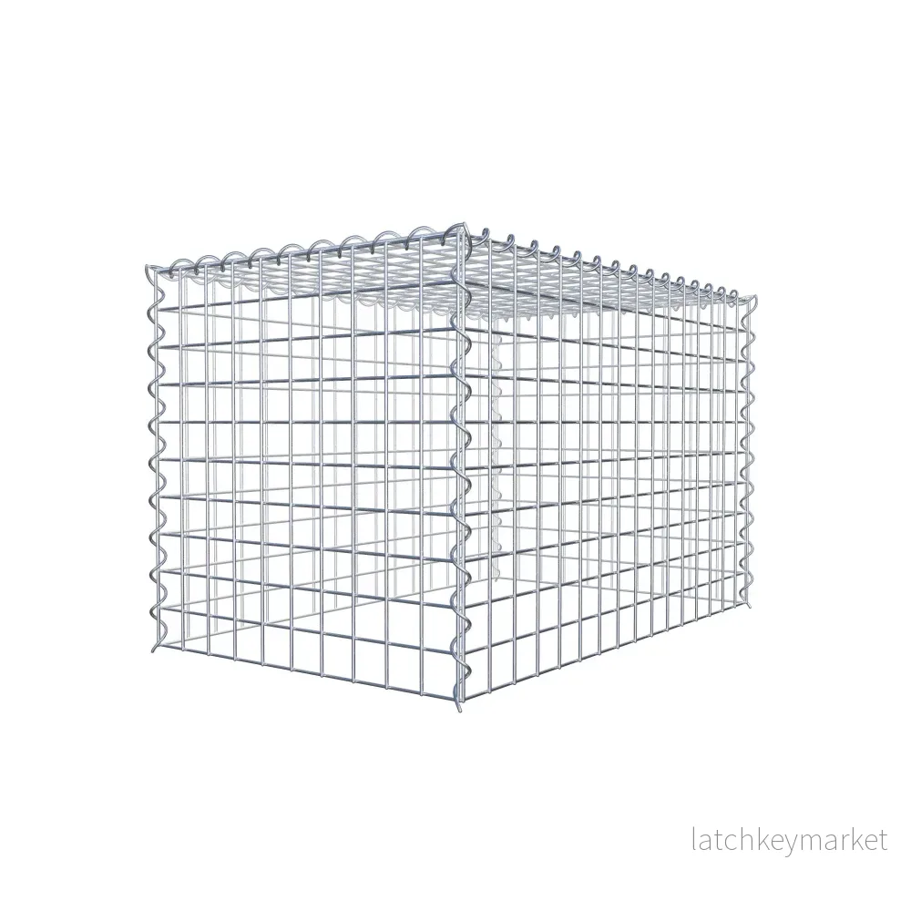 Påväxt gabion typ 3 80 cm x 50 cm x 50 cm (L x H x D), maskstorlek 5 cm x 5 cm, spiral - Bild 3