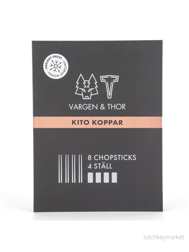 Chopsticks/Ätpinnar, 4 par + 4 ställ, Koppar-Rosé - Bild 3