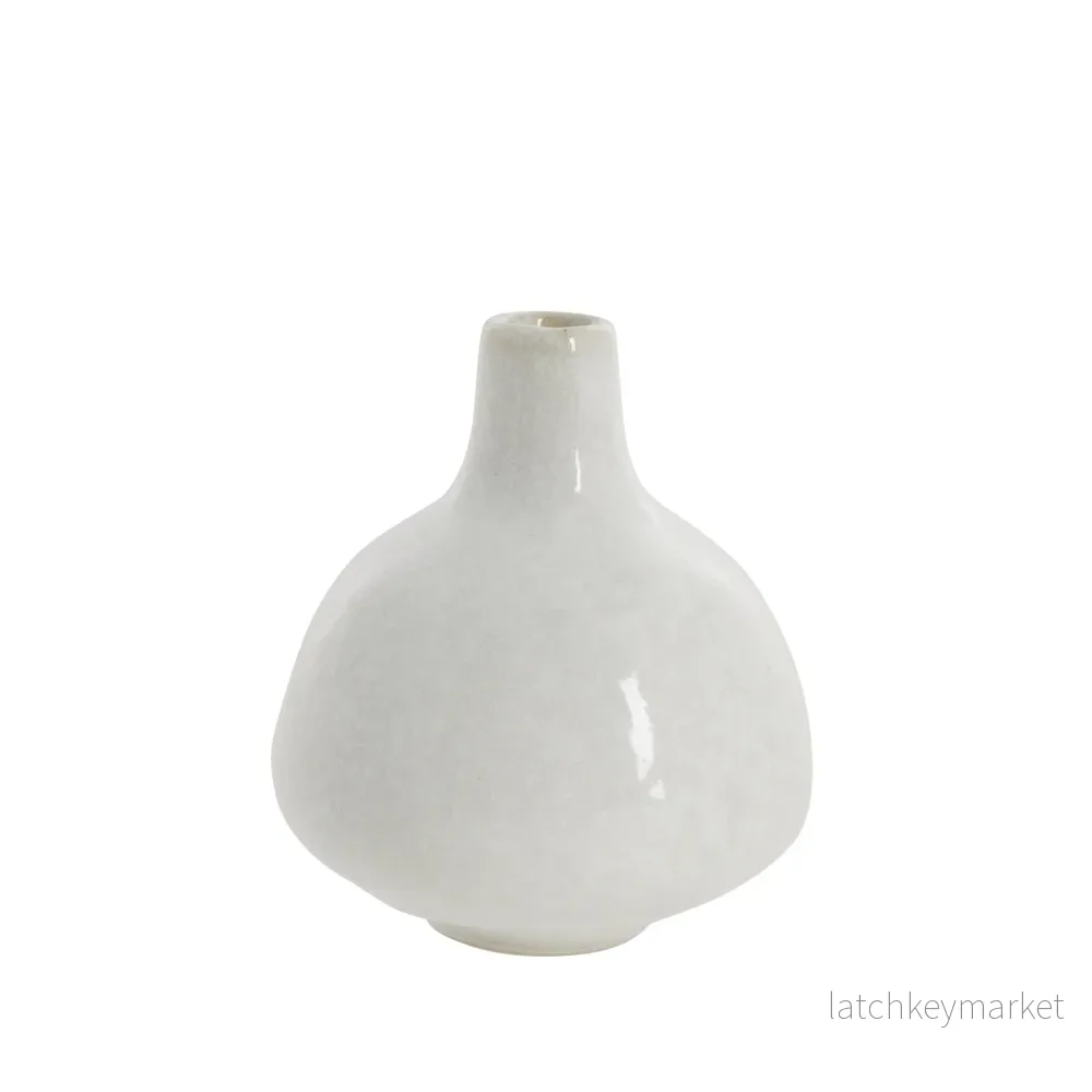 Helene vas H9 Ø8 cm. vit
