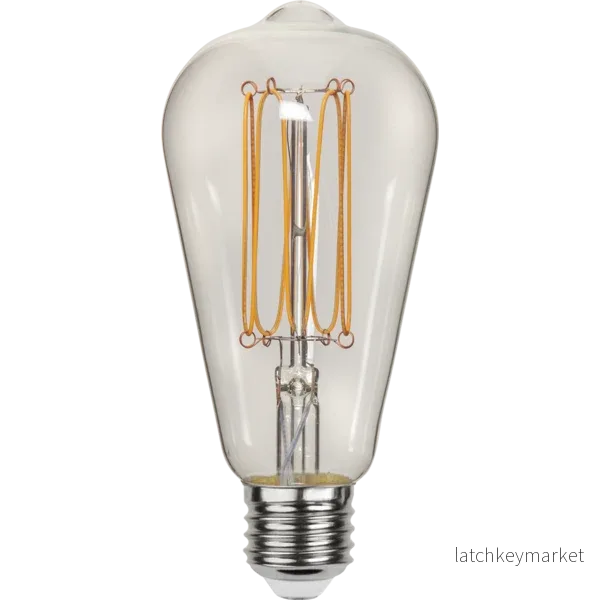 LED-lampa E27 ST64 DecoLED Grace clear - Bild 3