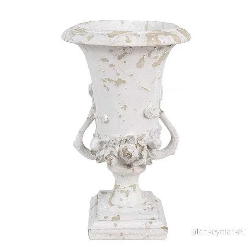Blomkruka Pokal Vit Beige Polyresin (B/D/H) Ø 19×28 cm REA Blomkruka Pokal Vit Beige Polyresin (B/D/H) Ø 19×28 cm REA