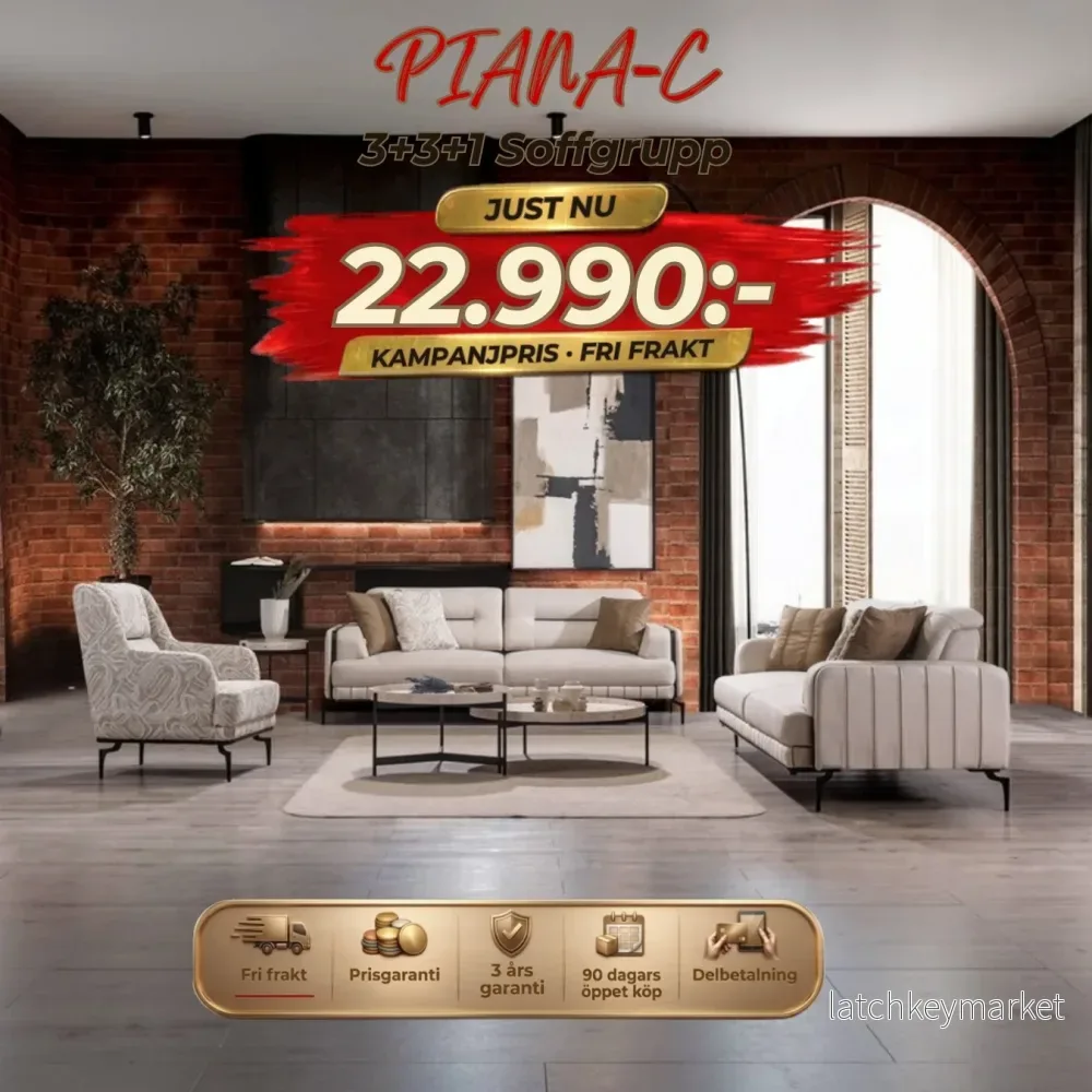 Piana-C 3+3+1 Soffgrupp