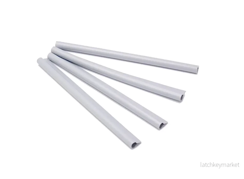 2x fästklämmor för insynsskyddsremsor grå MW 5 x 20 cm 2x fästklämmor för insynsskyddsremsor grå MW 5 x 20 cm