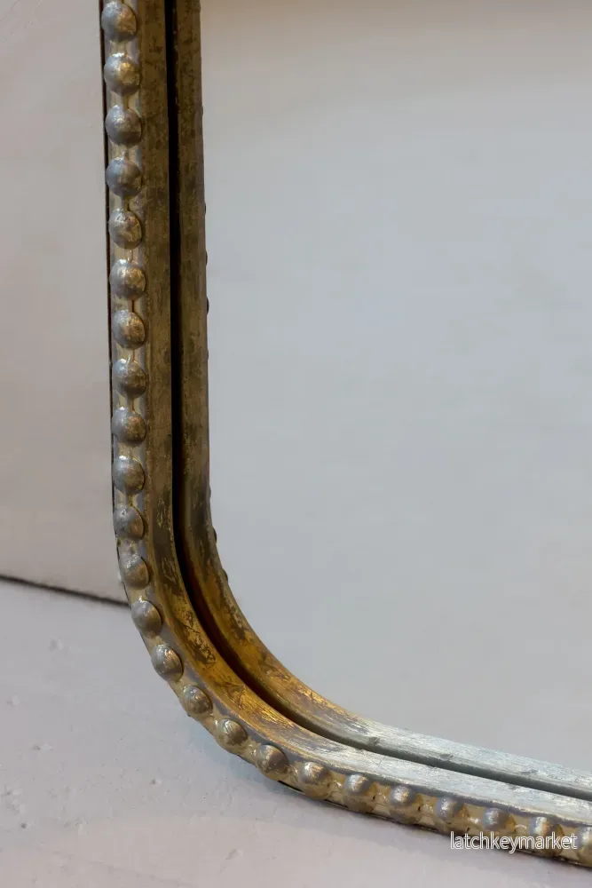 Väggspegel med rosett H95/L56/B4 cm - Bild 3