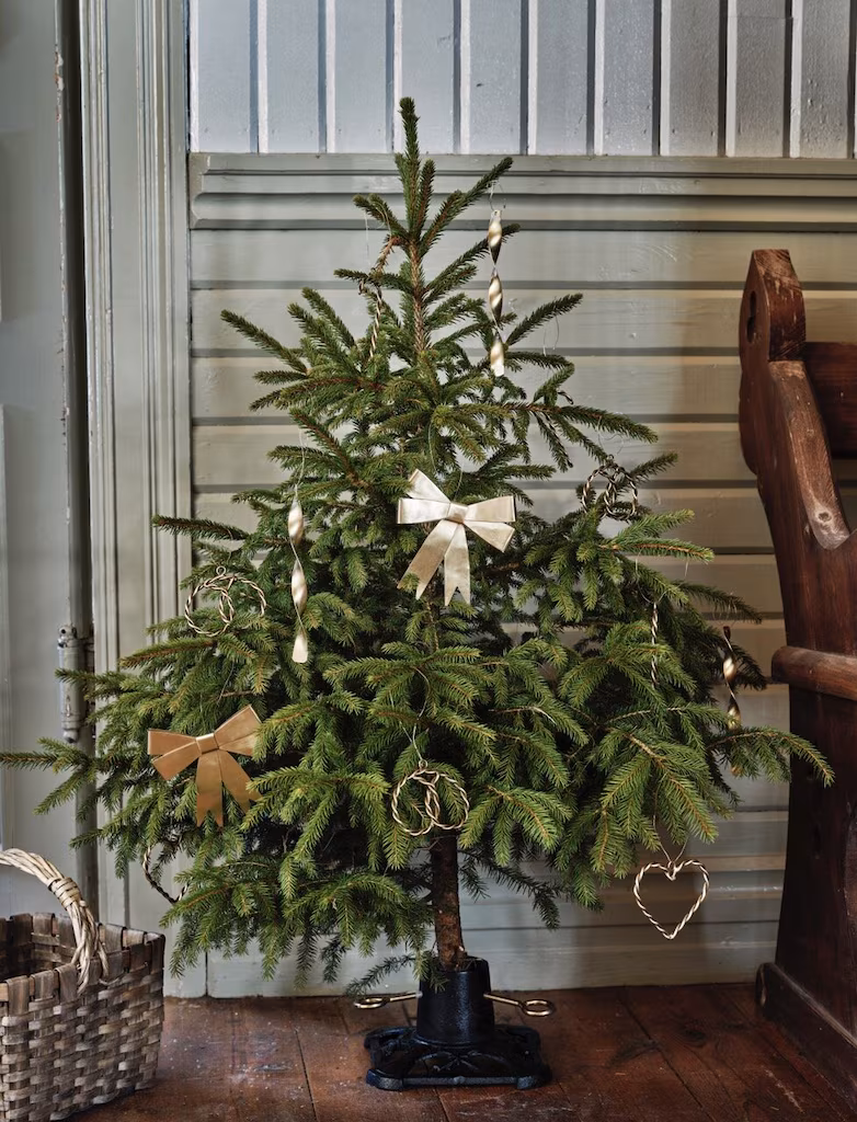 Liten julgransfot i svart gjutjärn - Bild 2