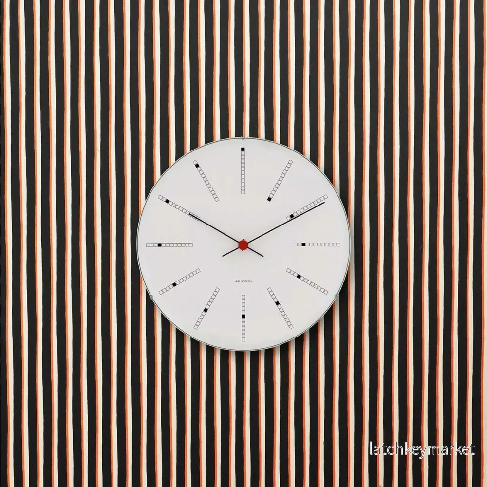AJ Bankers Wallclock White - Bild 2