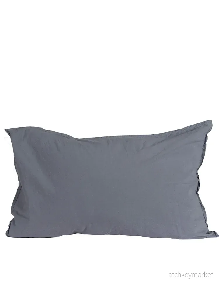Crinkle Örngott, 50x90 cm, Dusty Blue