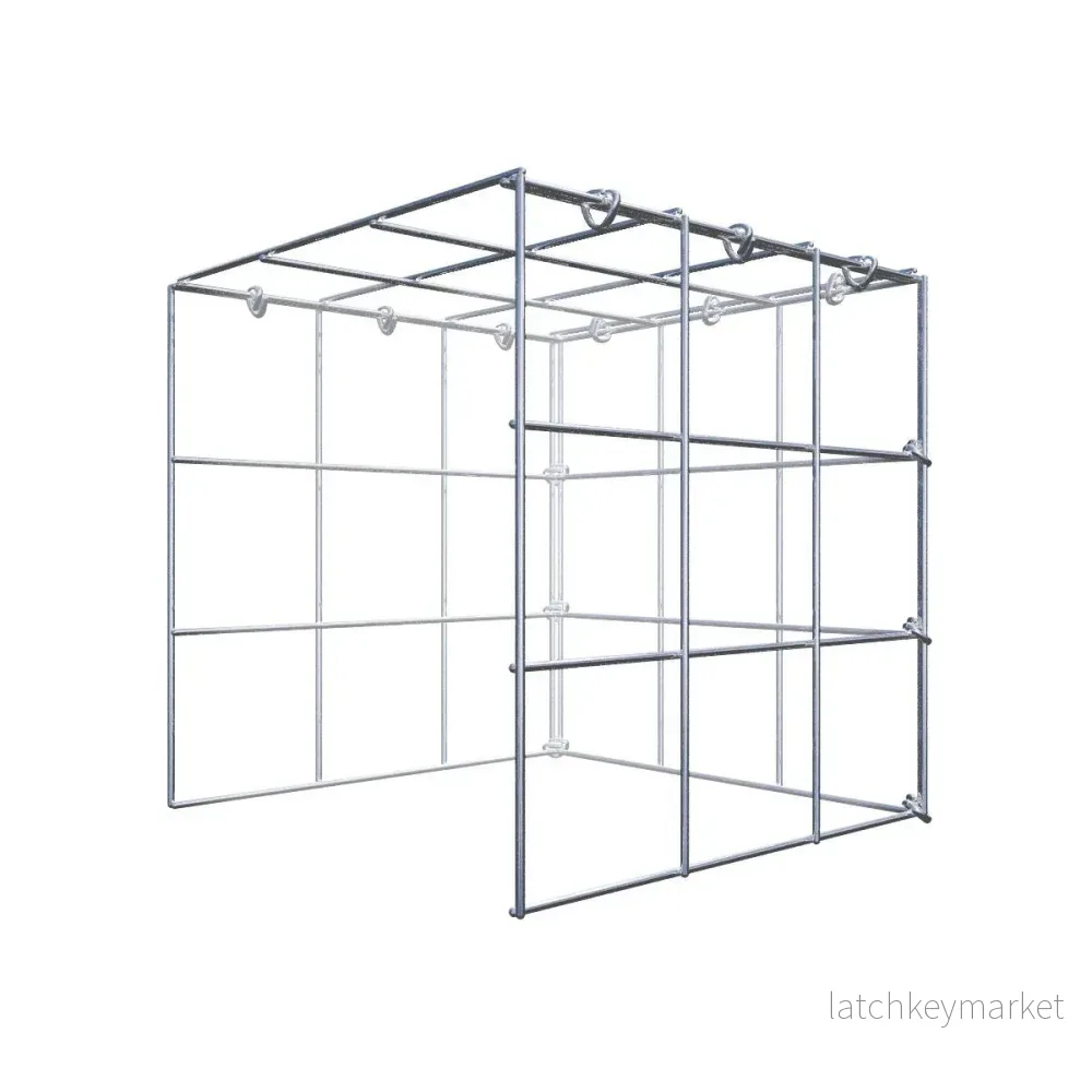 Extra gabion typ 4 30 cm x 30 cm x 30 cm (L x H x D), maskstorlek 10 cm x 10 cm, C-ring Extra gabion typ 4 30 cm x 30 cm x 30 cm (L x H x D), maskstorlek 10 cm x 10 cm, C-ring