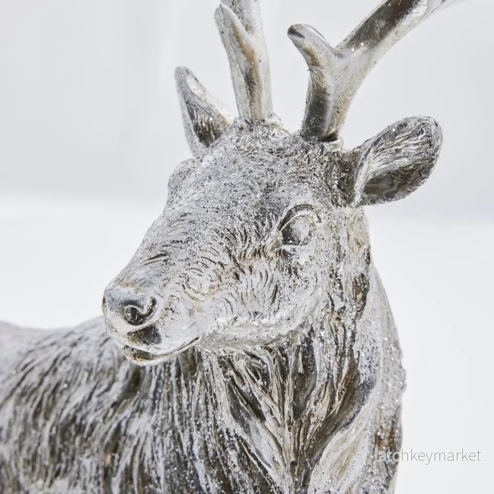 Sessia rådjur 34 cm. silver - Bild 3